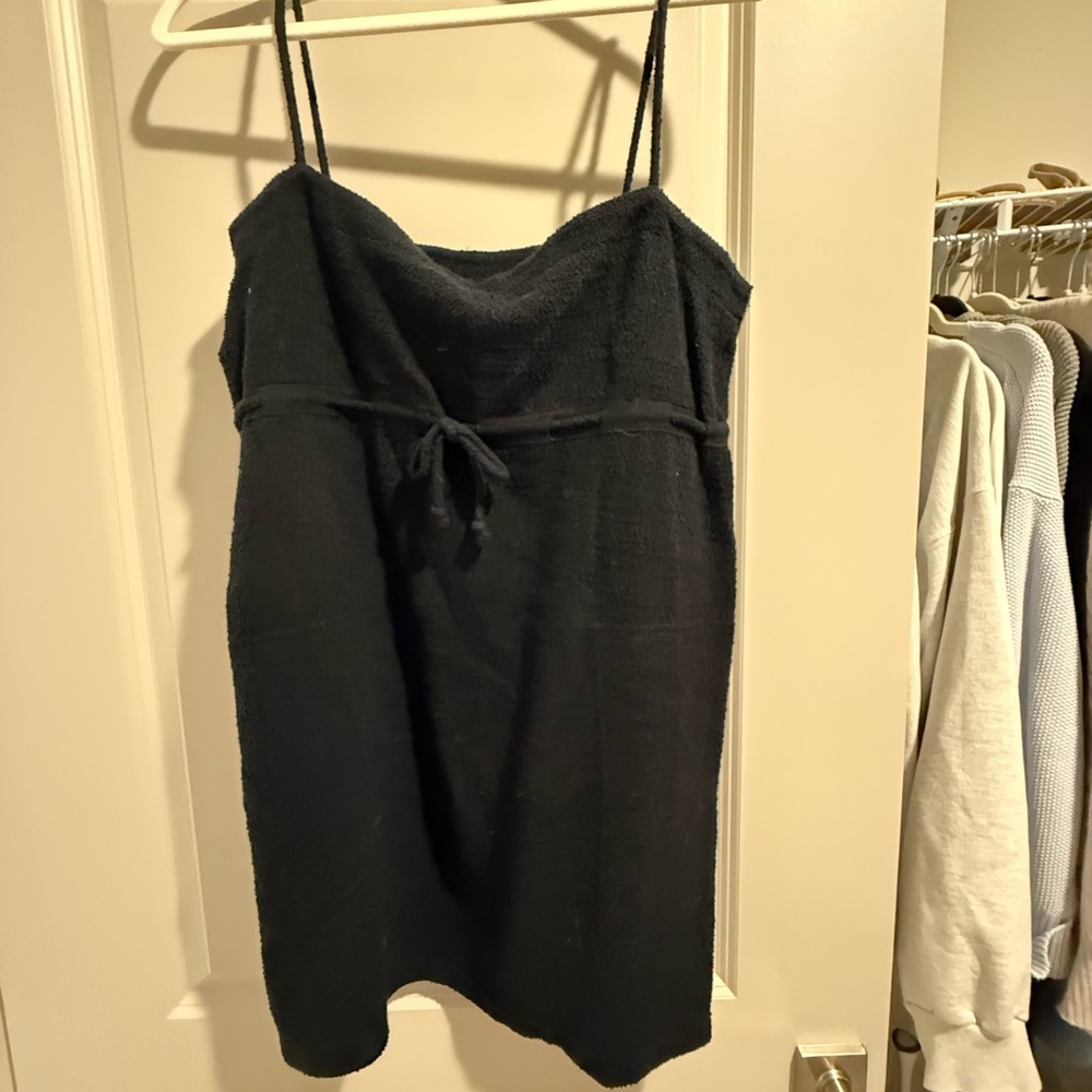 FP Beach Black Strapless Dress
